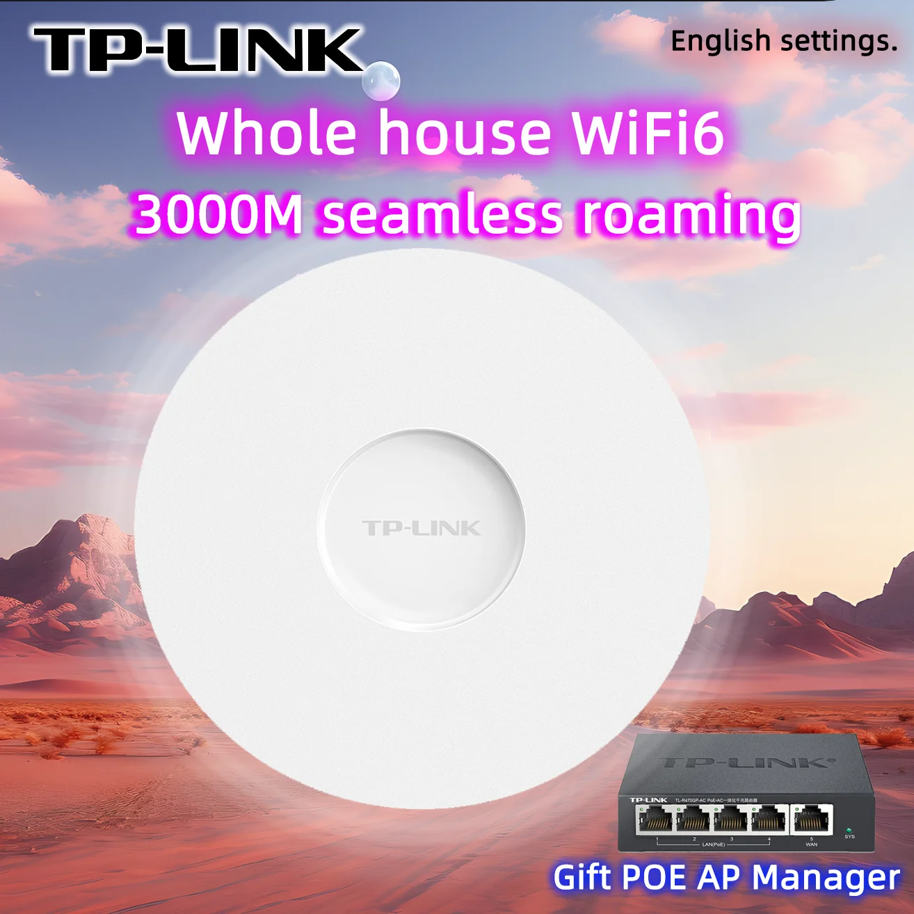Tp-link AX3000 Ubiquiti Access Point Dual Band Gigabit Wireless Ceiling 11AC Hotspot Wifi 5G Signal Amplifier