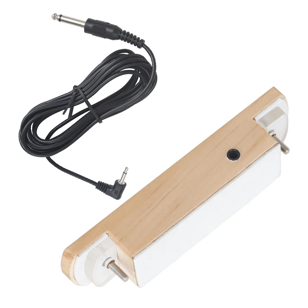 

Soundhole Pickup For Acoustic Guitar Wood Passive Pickup No Drilling Easy Install Remove Volume Control Folk Classical