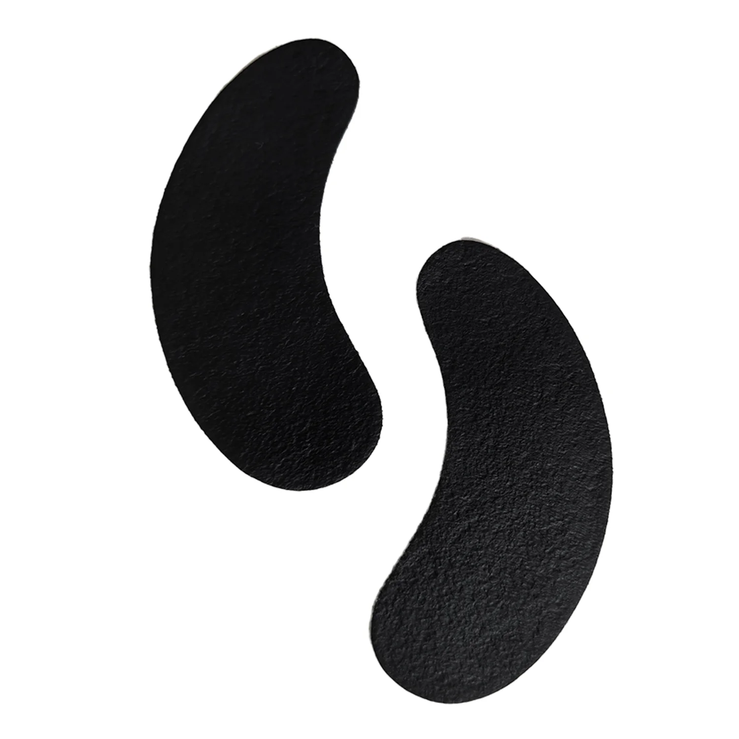 50/100pcs logotipo privado algodão uv chicote almofadas para os olhos lâmpada led descartável sem fiapos gel anti uv sob protetores de olho preto