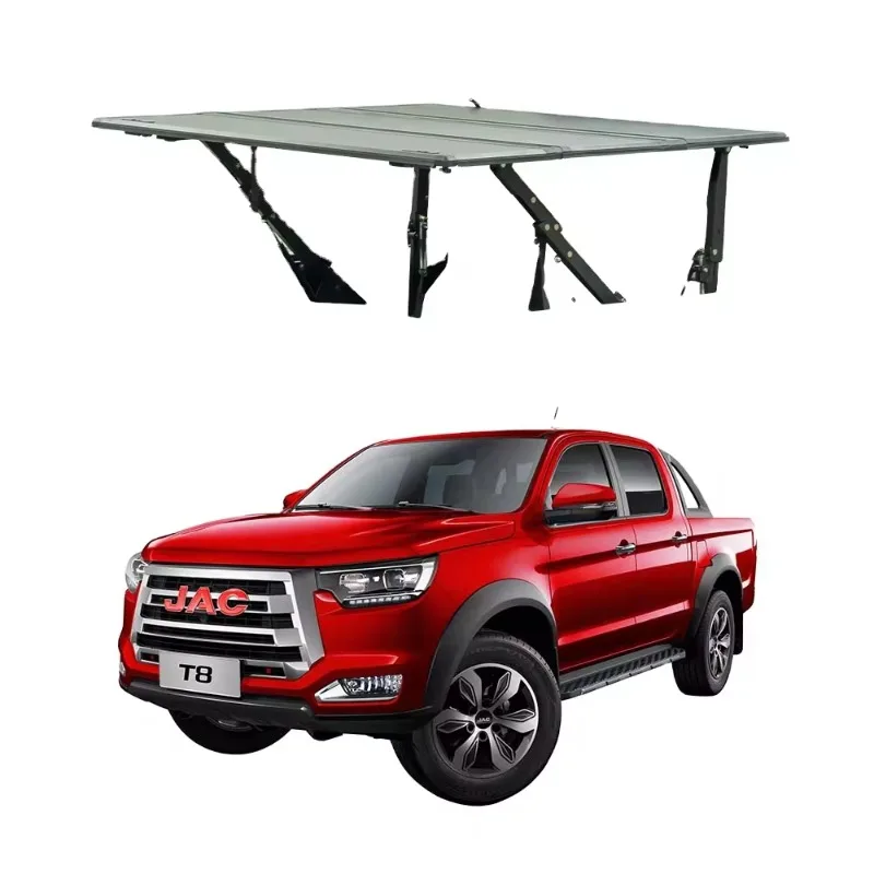 

Truck Bed Covers Folding Tonneau Cover 4x4 Accessories Hard Tri-fold Bed Cover for JAC T8