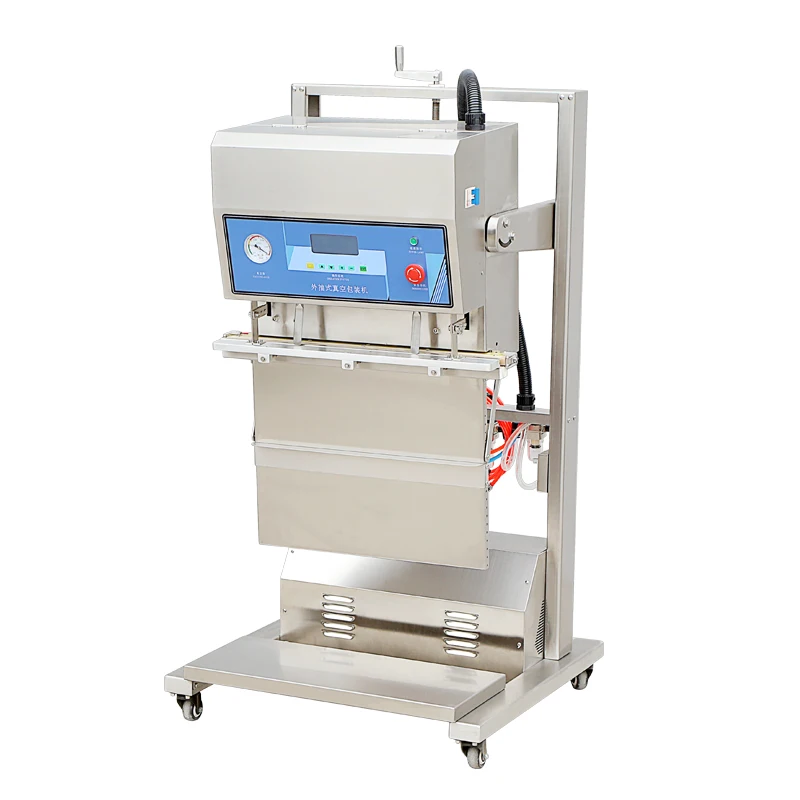 Mesin Vacuum Sealer Vertikal Eksternal DZ-600W untuk Dijual, Mesin Vacuum Sealer Vertikal Eksternal Tipe Stand 600 Efisiensi Tinggi