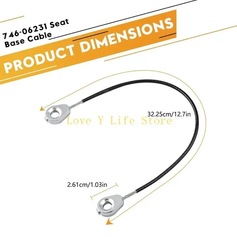 Cavo controllo dello sterzo L74C per ZT260 Mowers I nuclei in acciaio resistente alle intemperie facili