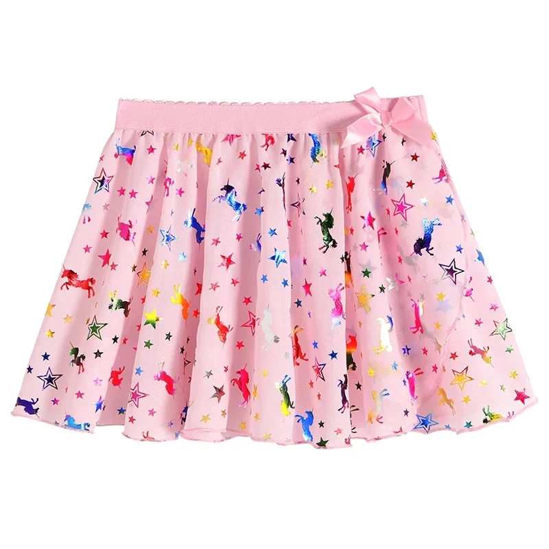 Mädchen Ballett Tanzrock Mädchen Ballett Tanzrock Kinder Sparkly Pull On Wrap Tie Tanzrock
