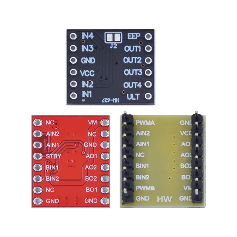 WAVGAT TB6612 DRV8833 Dual Motor Driver 1A TB6612FNG for Arduino Microcontroller Better than L298N