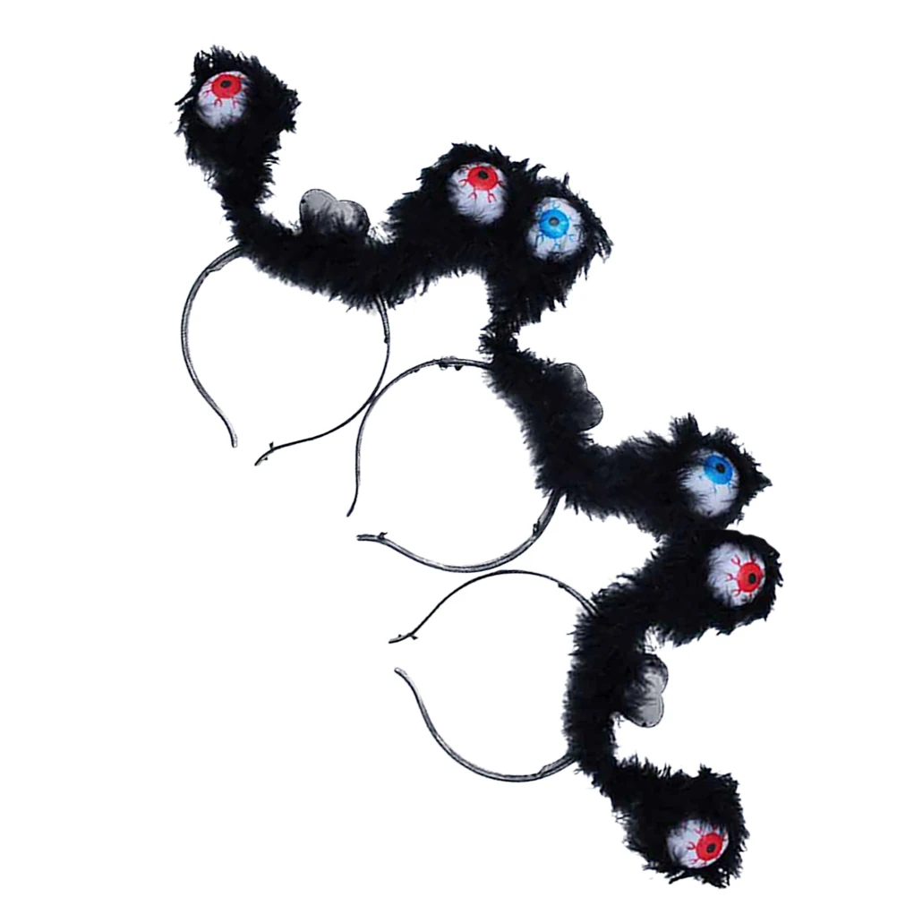 

3pcs Halloween Luminous Eyeball Headband Glowing Night Costume Party Hairband Eyes Hoop Headdress Accessories