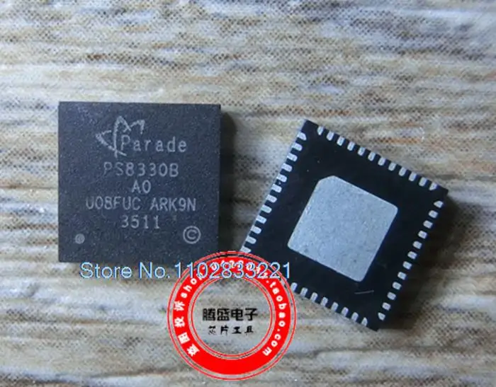 (5PCS/LOT) PS8330BQFN48GTR-A0 PS8330B AO PS88308 QFN