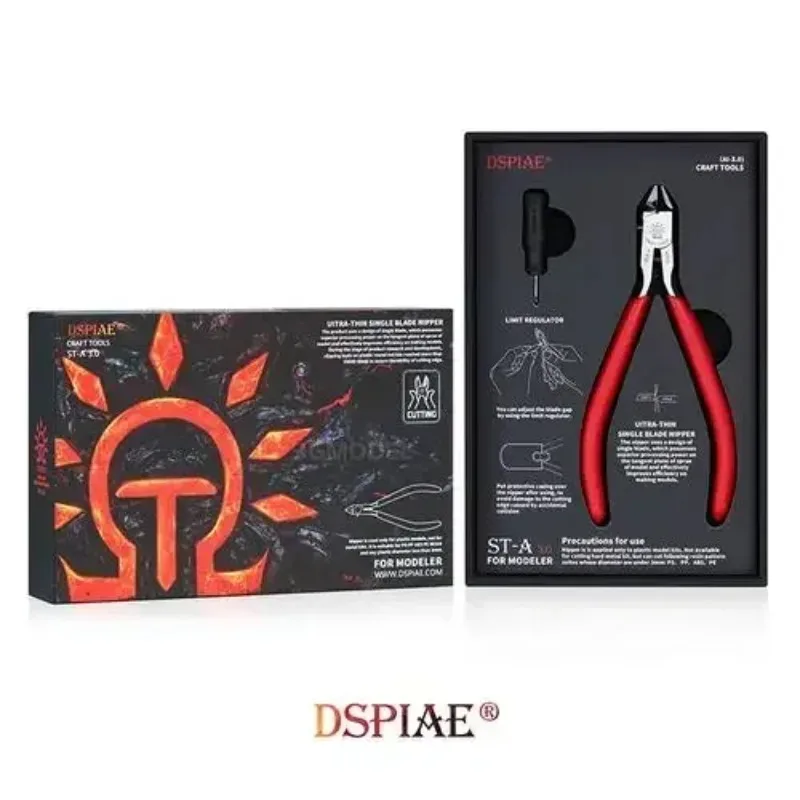 

Model making Tool Diy 3.0 Professional Ultra Thin Single Blade Pliers Nozzle Pliers For Model Building Hobby DSPIAE ST-A