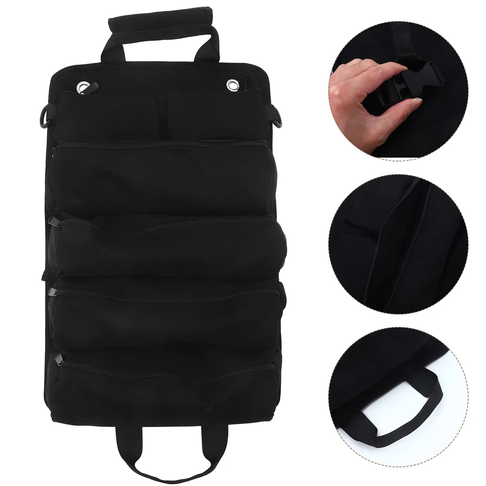 

Multi Functional Roll Up Tool Bag Oxford Cloth Portable Car Tool Organizer Electricians Garden Woodworking Hardware Tools Pouch