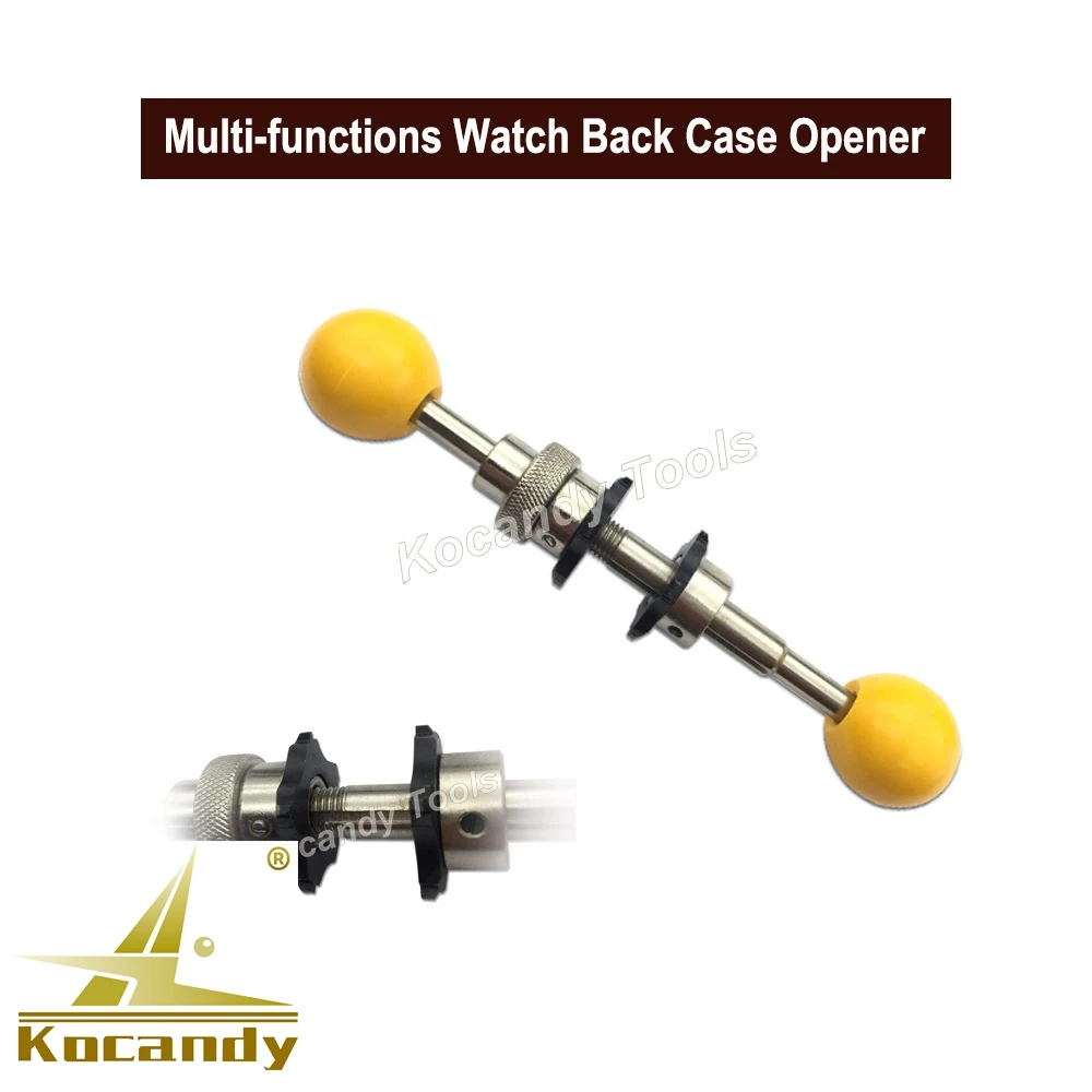 

Multi-functions Watch Back Case Opener Double Rolling Balls for Thread Screw Repair Remover Tools