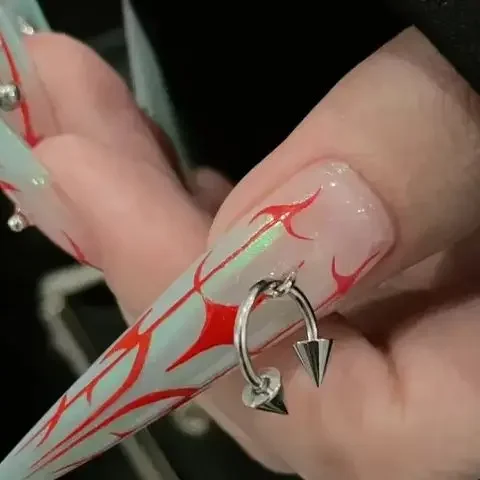 50PCS Punk Metall Arc Bar Kreis Niet Kaviar Pfeilspitze Schwarz Legierung Nail art Strass Dekorationen Maniküre Charms