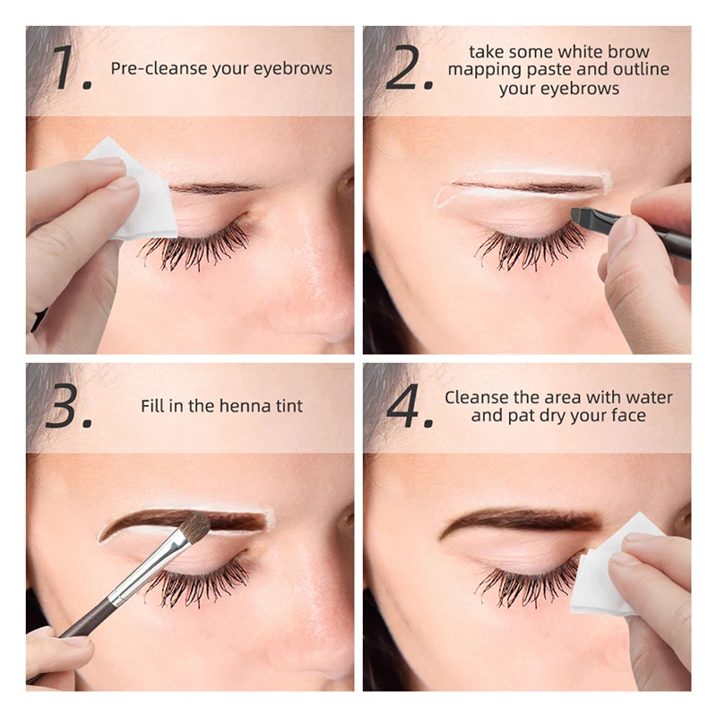 Stylo marqueur de microblading pour sourcils, tatouage blanc, pâte de maquillage en continu, outil de positionnement en forme de Jules, 20g