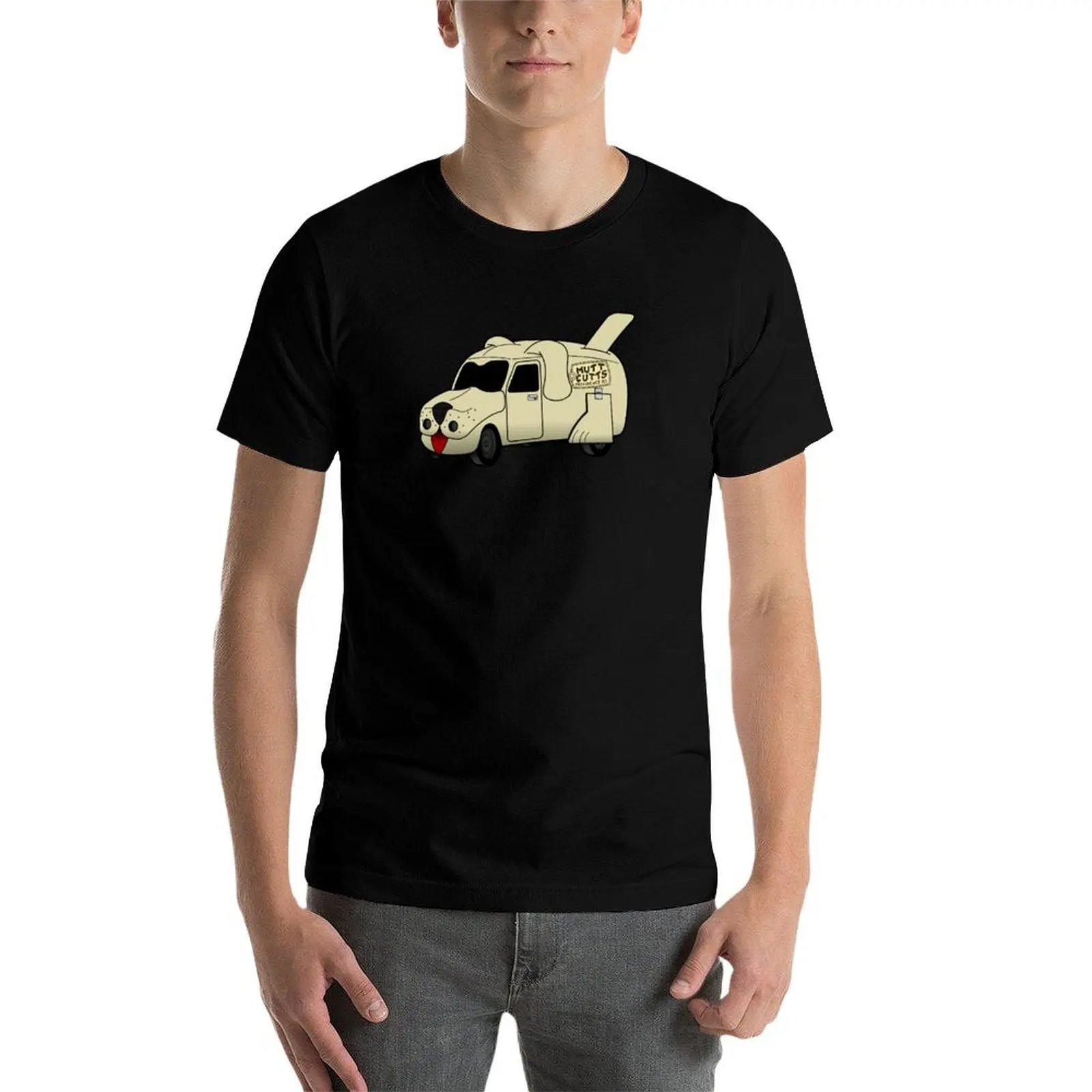 Mutt Cutts Van T-Shirt shirts graphic T-shirts oversize mens t shirts casual stylish - Image 4