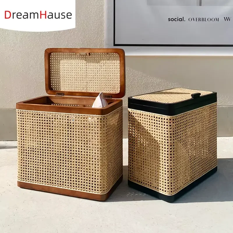 Nordic Solid Wood Storage Box for Living Room Bedroom Home Organization Furniture Minimalist Design Decorative Container