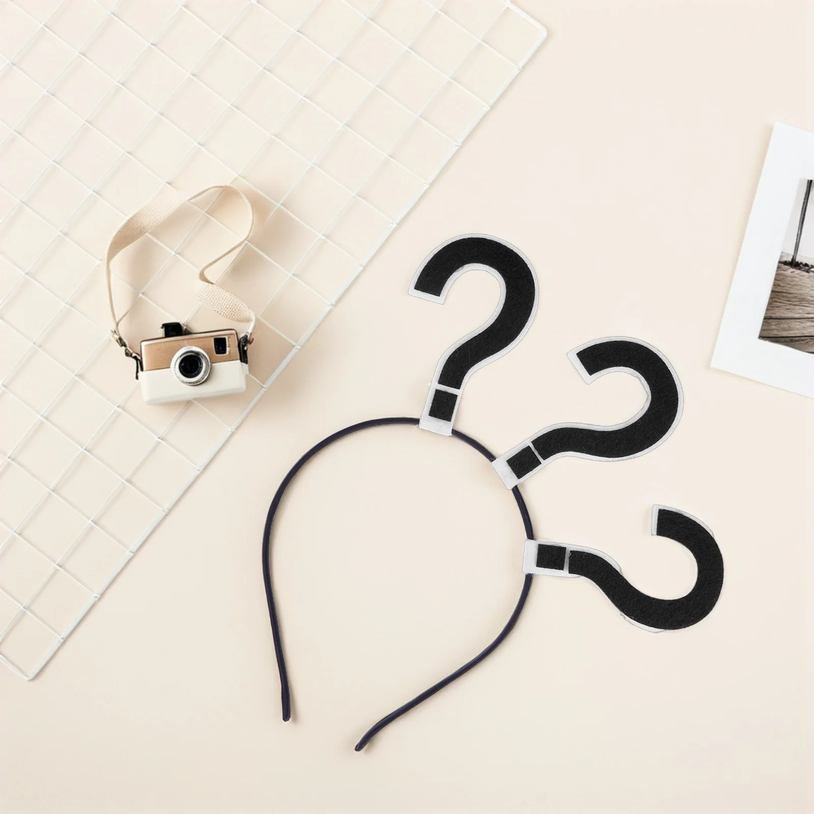 

Funny Head Hoop Hair Band Girls Headbands Women Accessories Question Mark Birthday Party Christmas Toddler Teen Adult Beautiful