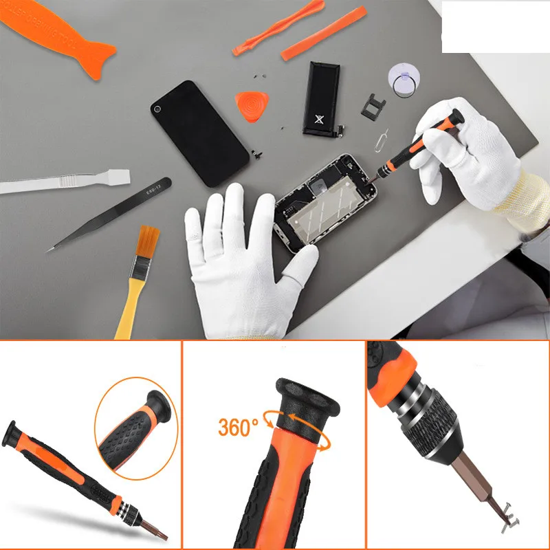 14in1 Mobile Game Handle Precision Screwdriver Combination Tool Set  1.5 2.0Y G3.8 G4.5 T6T8  Tool Box Set