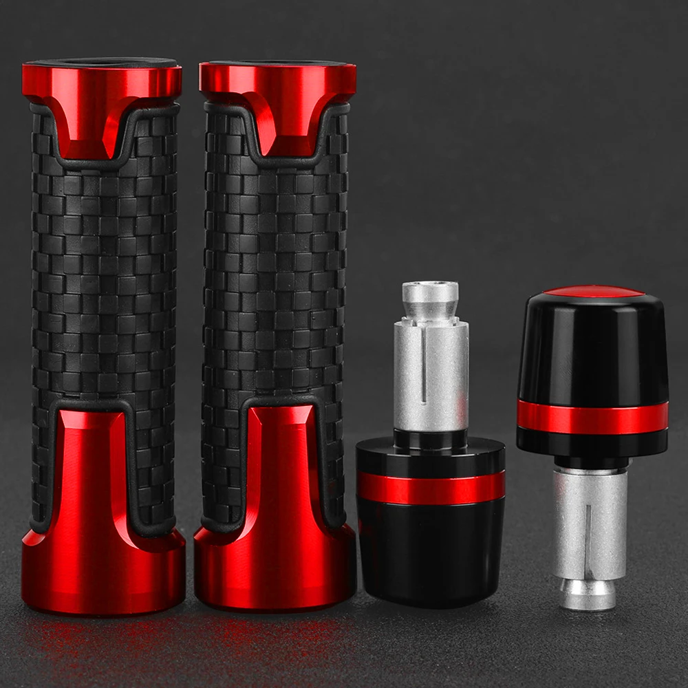 7/8\'\' 22mm Handlebar Grips Motorcycle FOR KYMCO DOWNTOWN 125/200/300/350/350i Handle Bar Cap Grip End Plugs 2021 2022 2023 2024