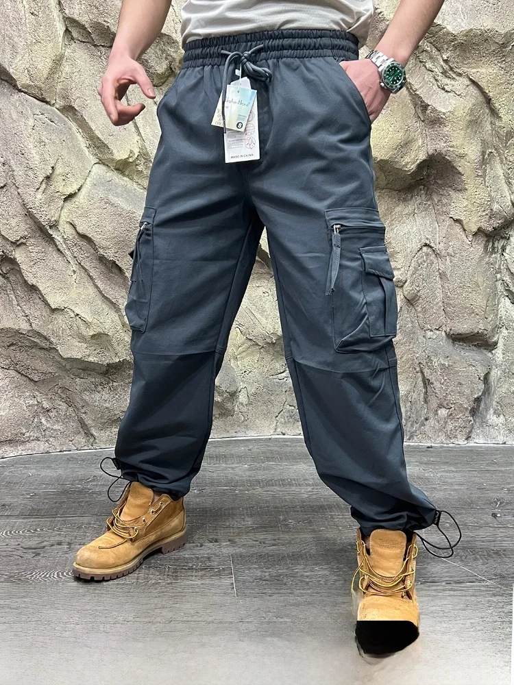 

Heavyweight Premium Men's Functional Work Trousers Autumn Winter New Arrival Multiple kets 3D Multi-piece Cutting