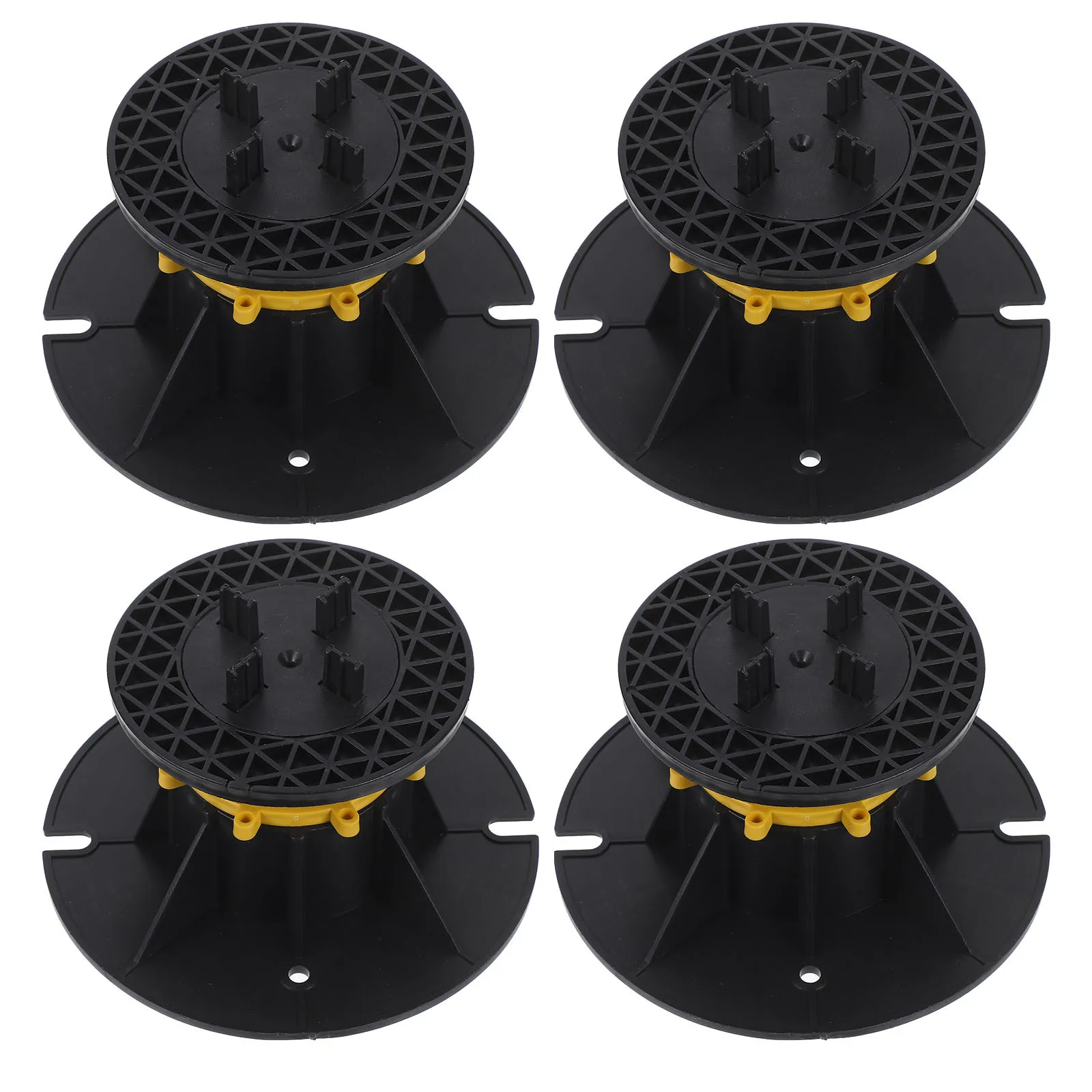 

Height Adjustable Pedestal Outdoor Deck Support 2-3 4 to 4-5 16 Decking Pedestal Riser Bearing Support Patio Balcony