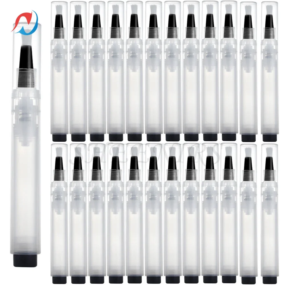 

5/10/20/30pcs 6ml Refillable empty Cuticle Oil Pens Nail Oil Pen with Brush Tip Applicator Pen for Nail Lip Face Body Care