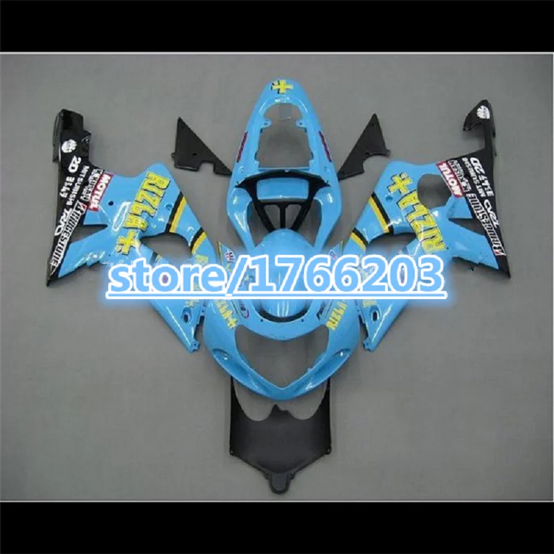 New ABS  fairings for suzuki gsxr1000 00 01 02 blue   black bodywork fairing kit GSXR 1000 2000-2002 fairing