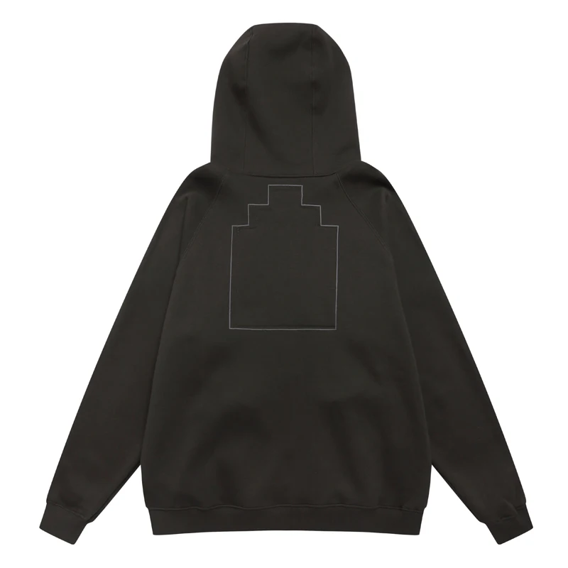 منتجات الخريف اليابانية الجديدة CE هوديي جودة عالية القطن فريد رمادي أخضر يوميا عادية CAV EMPT البلوز البلوز #3