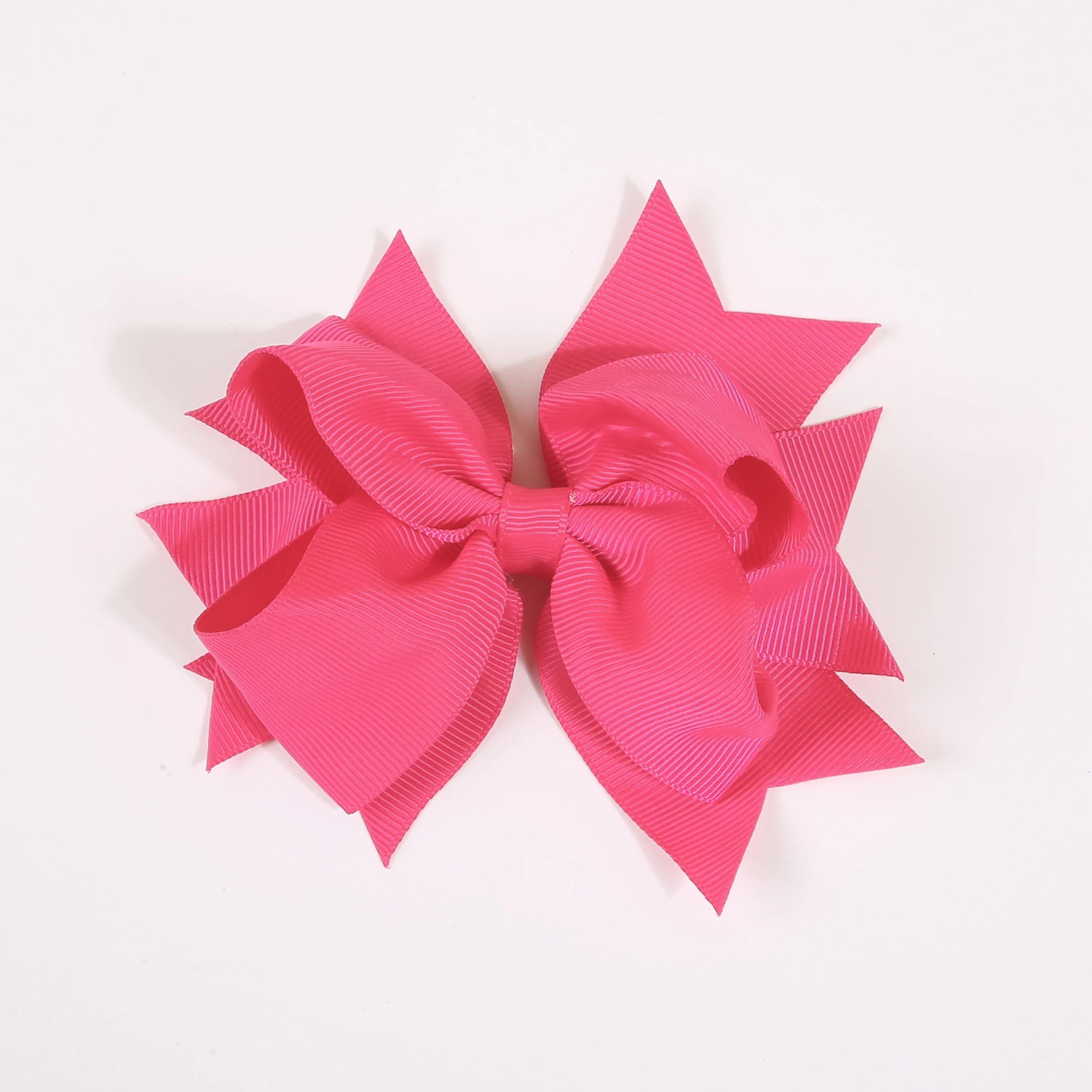 10 قطعة ألوان عشوائية ذيل السمكة الساتان ثلاثي الأبعاد متعدد الطبقات القوس DIY بها بنفسك الملابس الحرف اليدوية إكسسوارات الشعر مواد الديكور