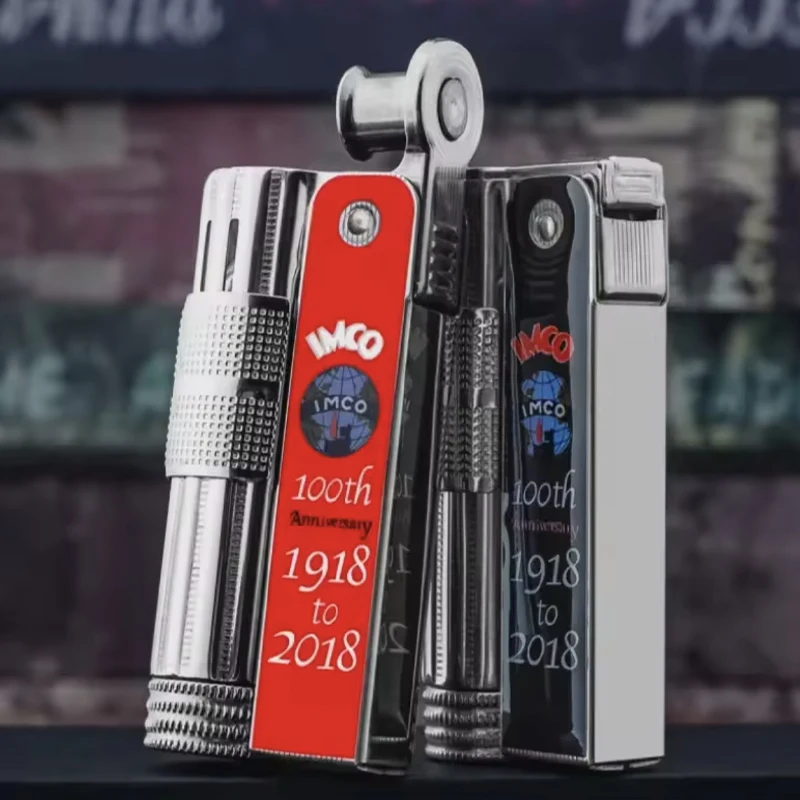 Оригинальная зажигалка IMCO, старая бензиновая кремневая зажигалка, ветрозащитная нержавеющая сталь, сигарета, бензиновая масляная зажигалка, надутые гаджеты для мужчин