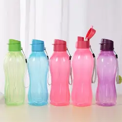 800/1100ml Bottle Plastic Water Bottle Portable Outdoor Sports Water Cup Large Capacity Solid Color Space Cup Plastic Drinkware