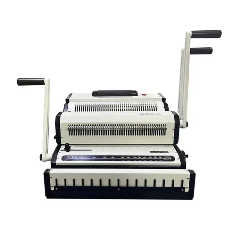 Hot Sale Spiral Coil Paper Wire Binding Machine 2 in 1 Binding Machine