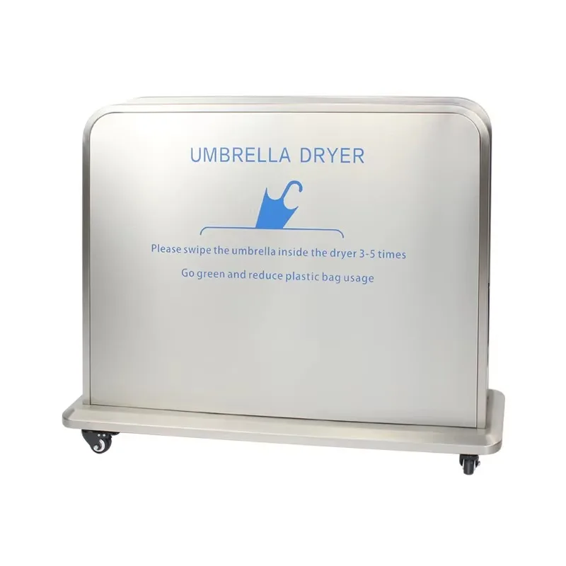 Customized Manual Wet Umbrella Dryer No Power Required Rain Wiper Machine with Purple Absorbent Fiber Pads