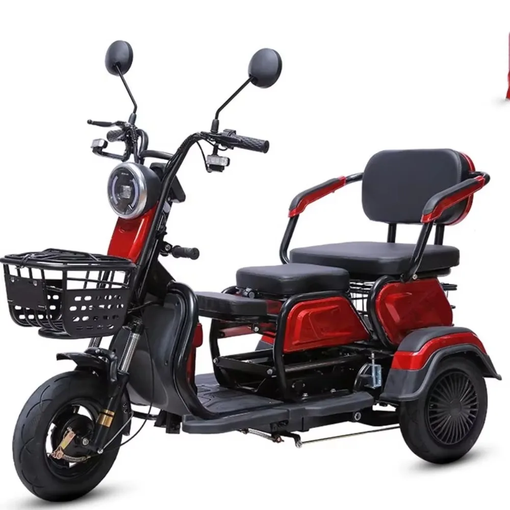 Cheap 30° Adult Tricycles 3 Wheel Electric Mobility Scooter Electric Leisure Tricycle 2 Person Electric Tricycle