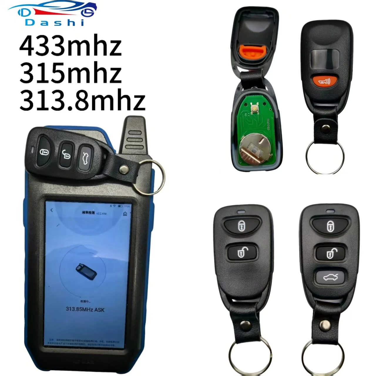 

2pieces 2-1/3-1bt 313.8MHZ OSLOKA-310T 313.8MHZ OSLOKA-320T for Hyundai Elantra Sonata 2007-2010 For Accent 2011 2012 Car Key