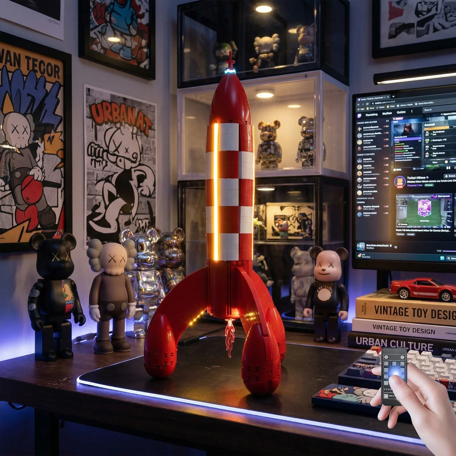 

Набор светодиодных ламп, подходящий для Lego Tintin ® Конструктор Moon Rocket 21367 (без моделей-блоков)