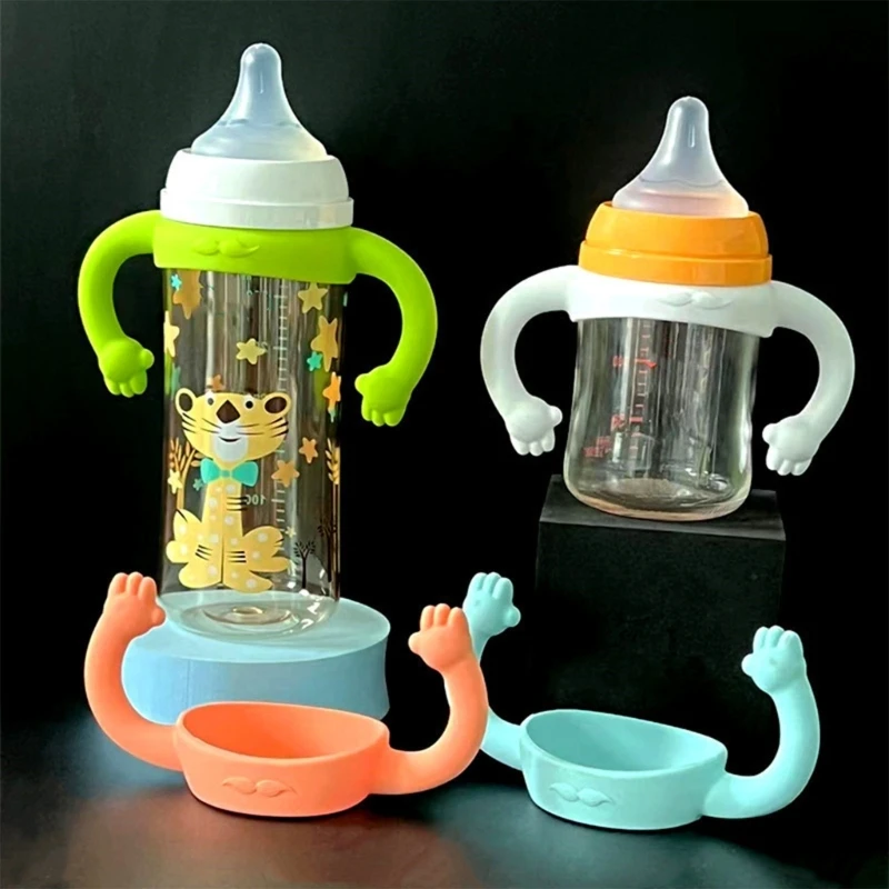 Baby Feeding Bottle Handle Baby Feeding Nursing Bottle Holders Easy Grip Plastics Handle Replacement for 2.17