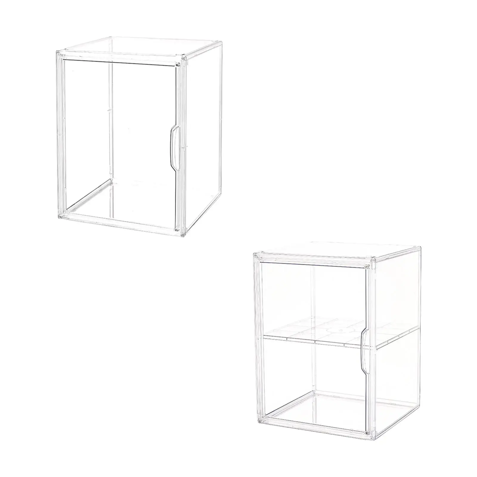 

Collectibles Display Box Figures Display Stand Showing Cabinet Dustproof Model Car Showcase Clear Display Case for Minifigure