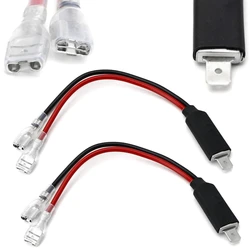 For H1 Socket 1 Pin Convert to 2 Pins Adapter Wire LED Replacement Bulb Single Diode Converter Wiring Headlight Bulb Connector