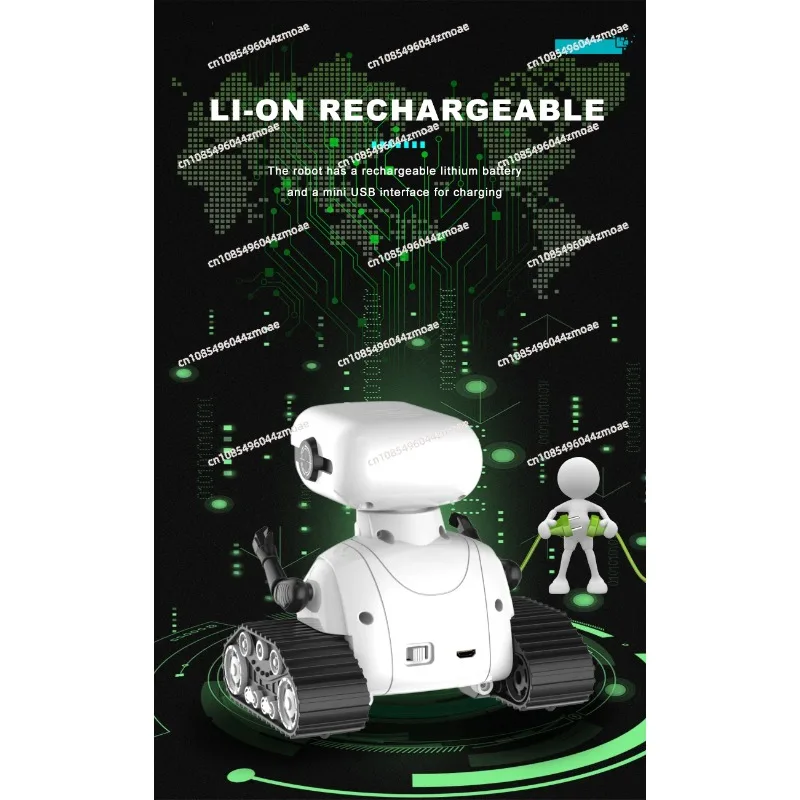 LQ01-008 Robot Digital Second Generation Intelligent Gift Robot Remote Control Music Light Dancing Charging Robot