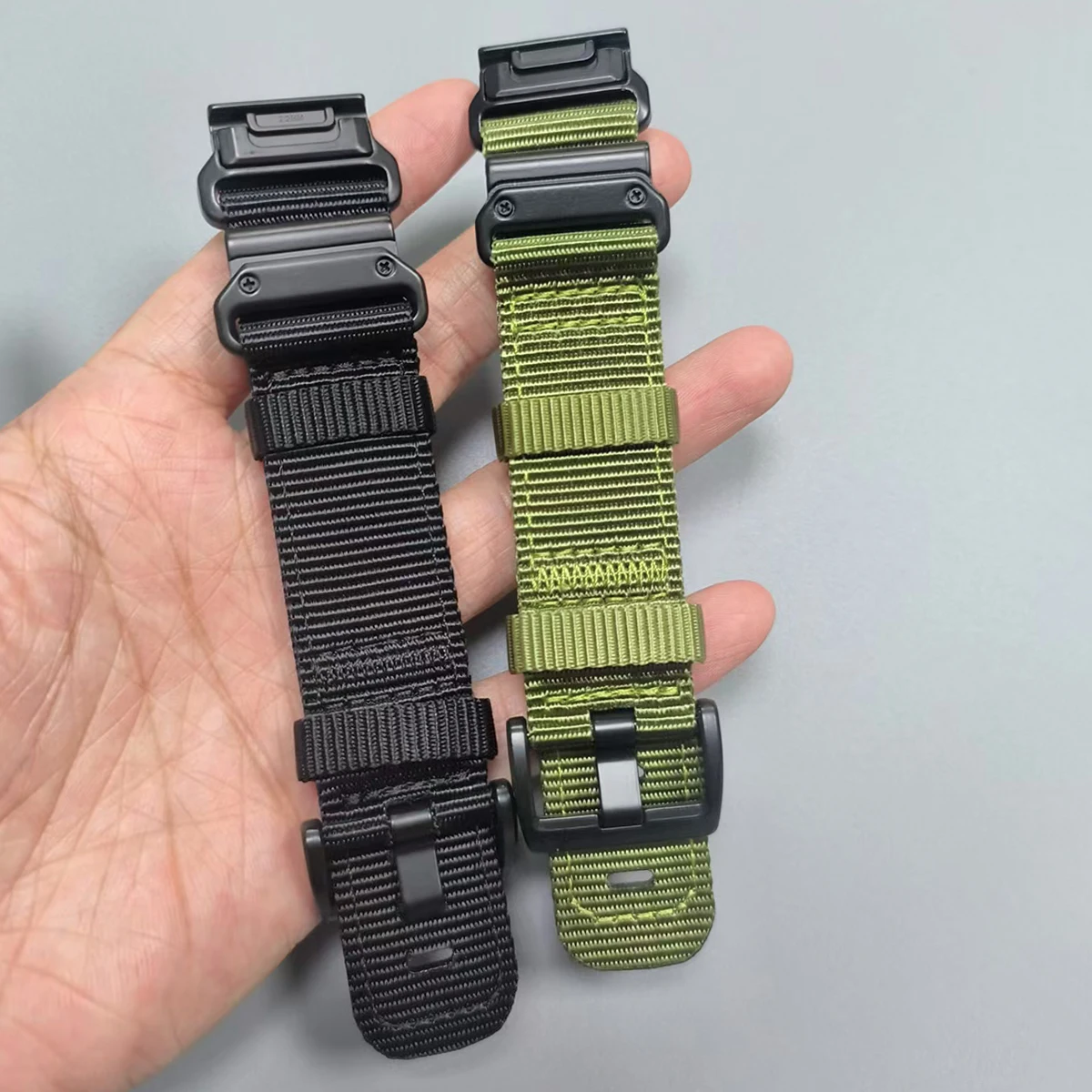 22mm 26mm QuickFit Nylon Strap For Garmin Fenix 8pro/Tactix 8 Band For Garmin Fenix 7X 7 6 6X PRO/Instinct 3 970 Woven Watchband