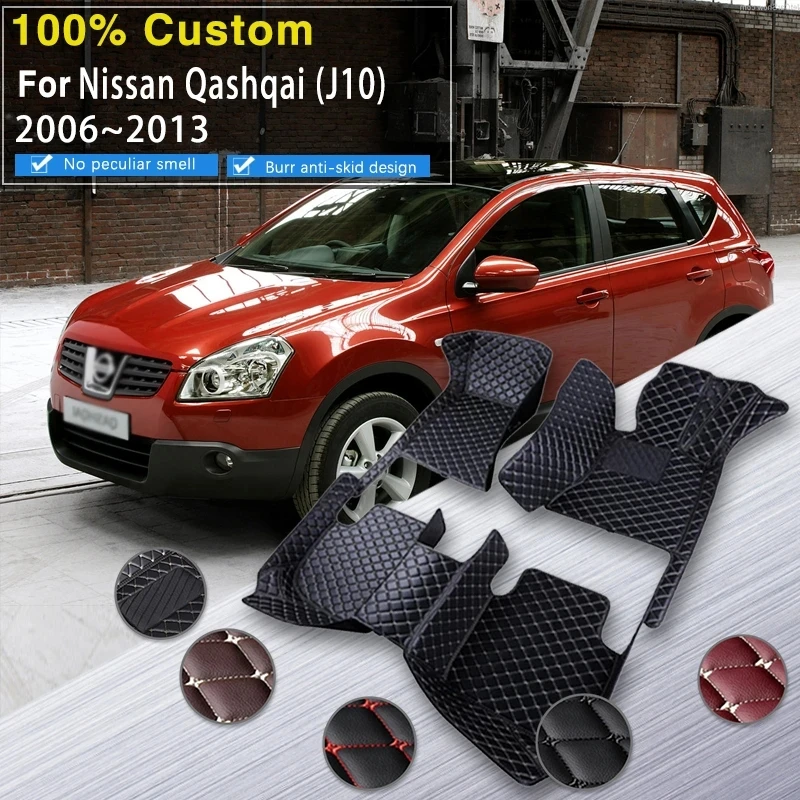 

Car Mats For Nissan Qashqai J10 2006~2013 Waterproof Protective Pad Floor Mats Car Tappetini Auto Car Floor Mats Car Accessories