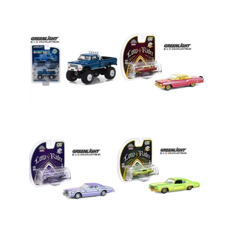 

Greenlight 1:64 Yellow-Green Painting American Style Low-rise Simulation Alloy Car Model Limited EditionCollection Ornaments