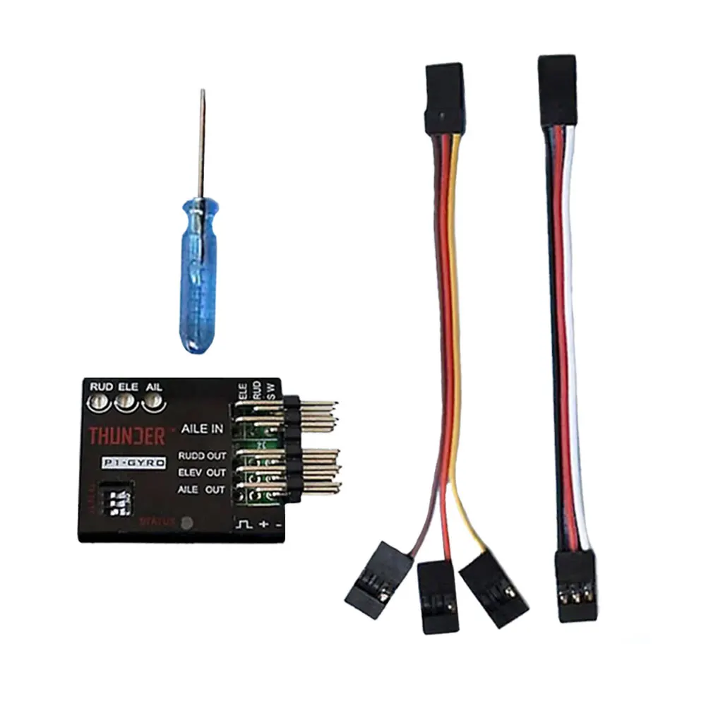 P1-GYRO 3 Axis Flight Controller Stabilizer High Precision System for SU27 Fixed Wing RC Airplane