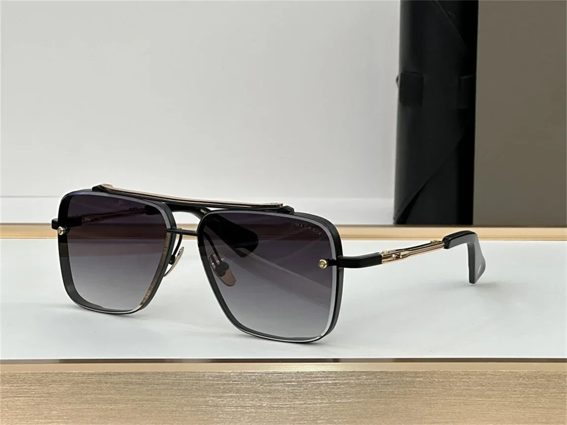 MACH SIX Роскошные мужские и женские солнцезащитные очки высшего качества из титана, дизайнерские очки UV400