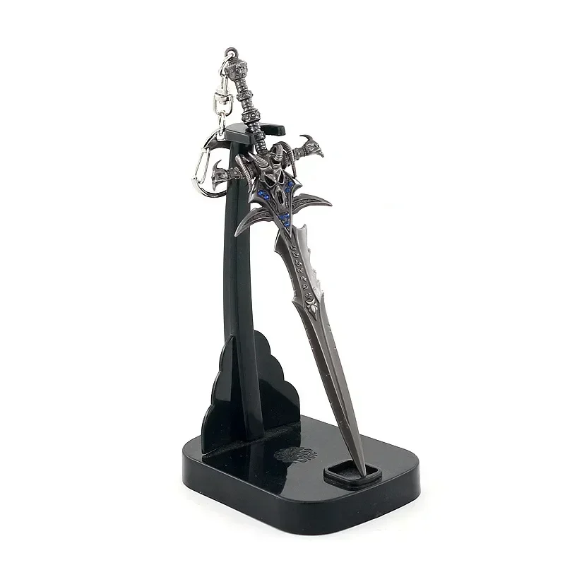 Arma de juego World of Warcraft de 14cm, rey Lich Frostmourne, varias espadas de aleación, llavero, colección de armas, regalos de navidad de escritorio