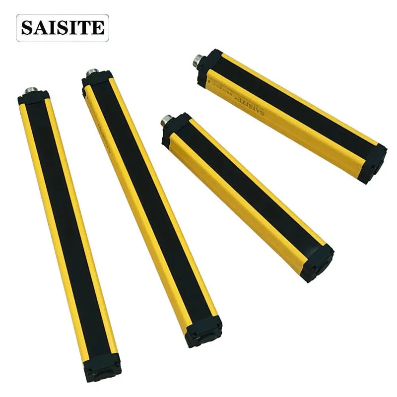 Imagem -03 - Saisite-comutador de Sensor com Grade Infravermelha Luz de Segurança Sensores Saída Pnp 16 18 20 22 24 26 28 Beams 10 mm 20 mm 40 mm
