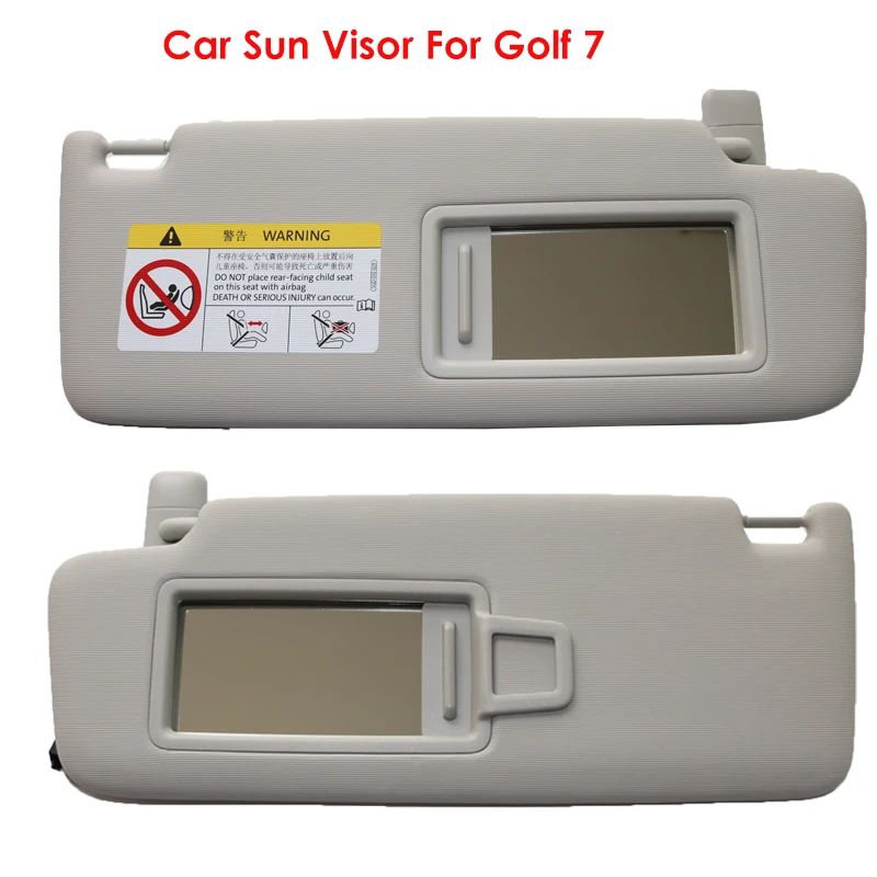 Original Car Sun Visor Panel With Makeup Mirror Golf 7 7.5 Passat B8 CC Jetta MK7 A7 Skoda Octavia 3 5G0857551 5G0857552