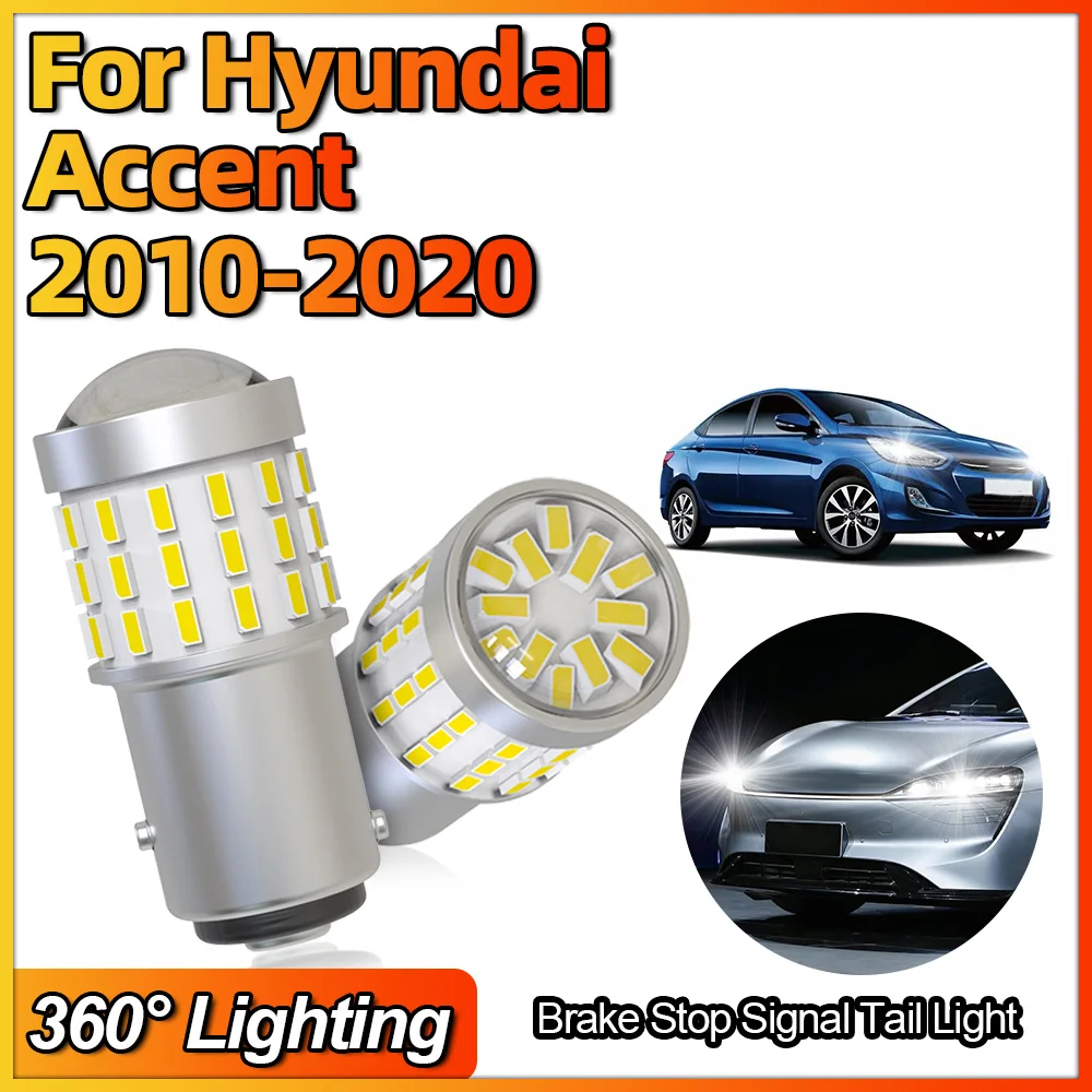 

P21/5W Led 1157 BAY15D 3014 Bulb Turn Signal Lamp White Car Reverse Brake Light For Hyundai Accent 2010-2016 2017 2018 2019 2020