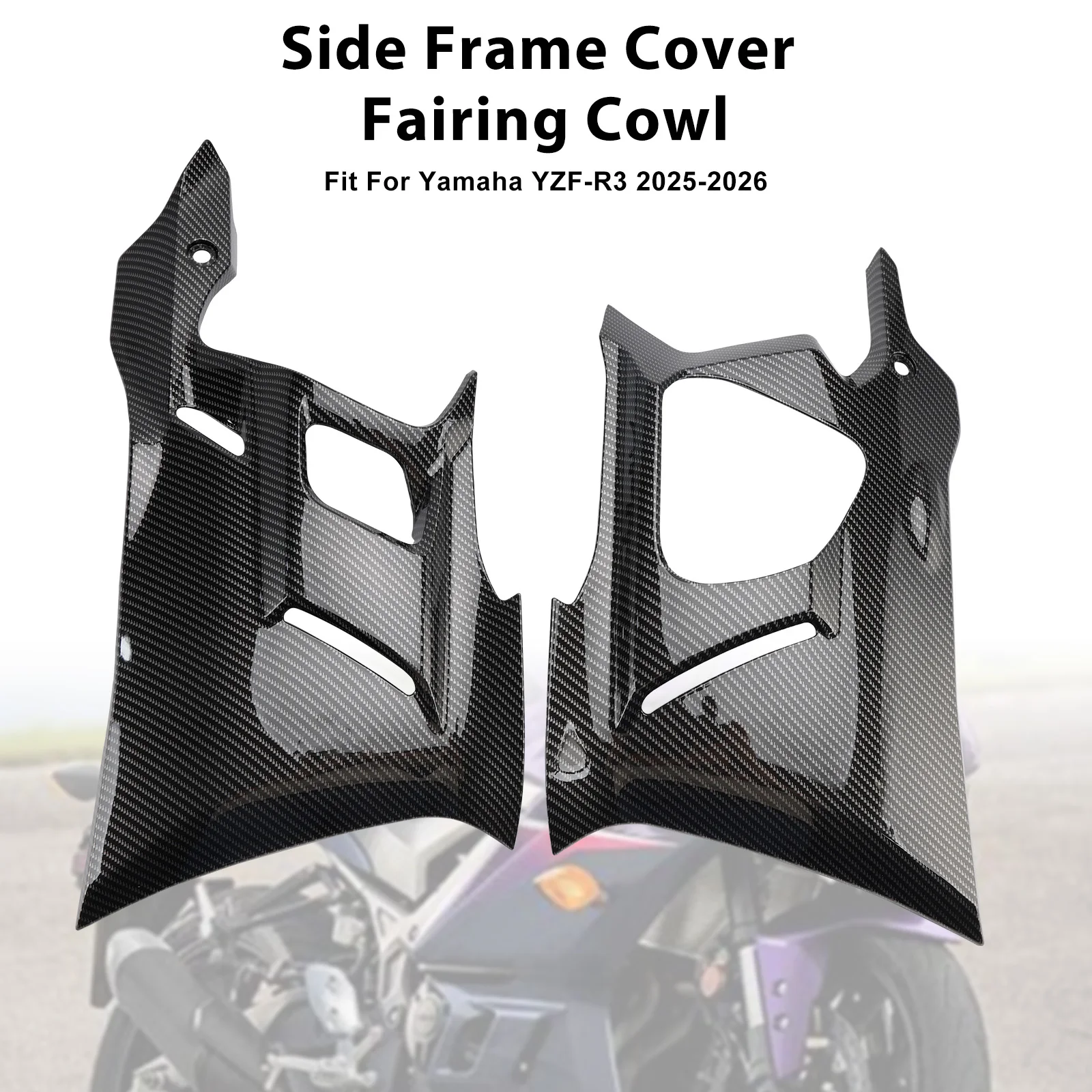 Topteng ABS Plastic Lower Belly Pan Panels Guard Fairing For For Yamaha YZF-R3 YZF-R25 2025-2026
