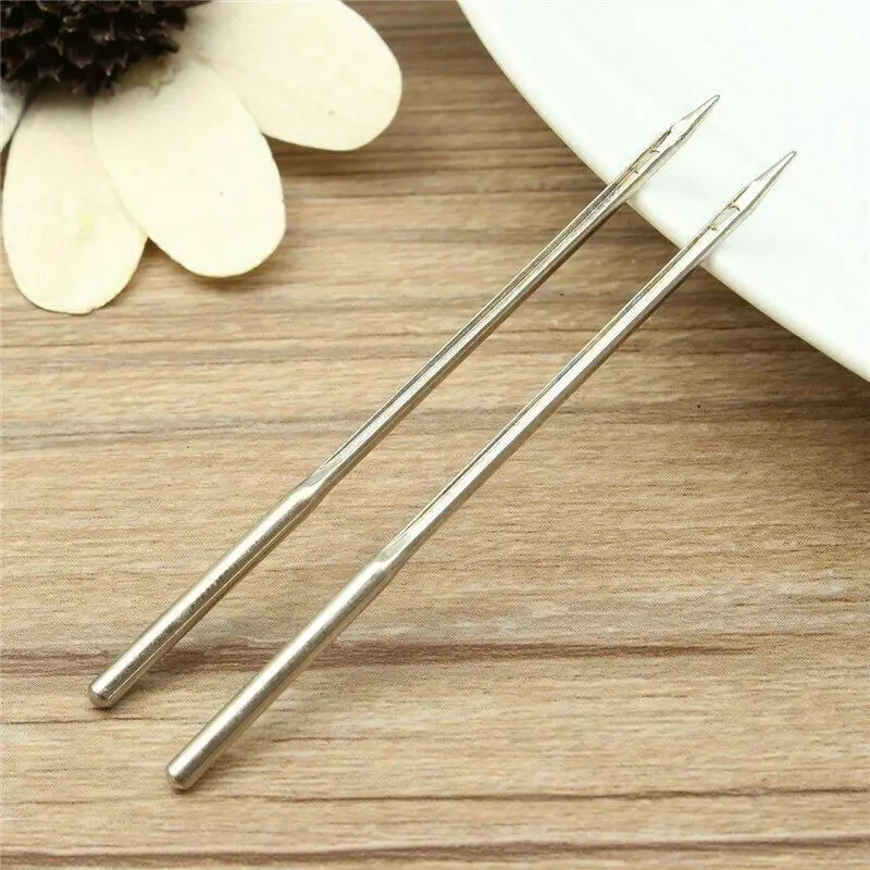 5/10Pcs Sewing Leather Awl Needles Tool Crochet Bent Hook Needle Stitcher Set Repair Tool For Shoes DIY Making