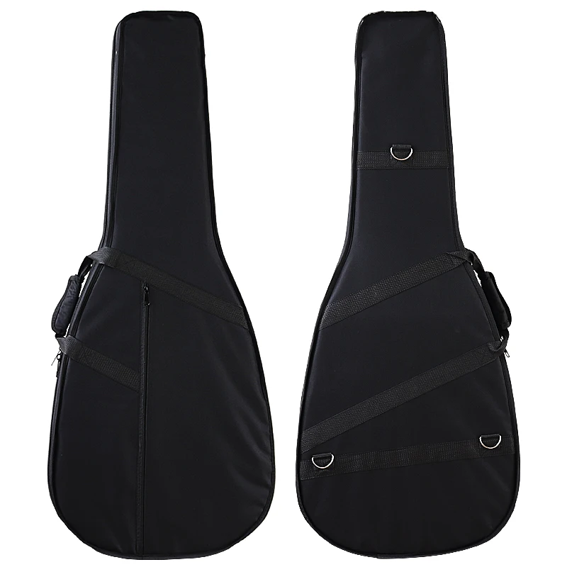 Double & Single Belts Guitar Hard Case for Acoustic or Electric Guitar 41inch and 39 Inch