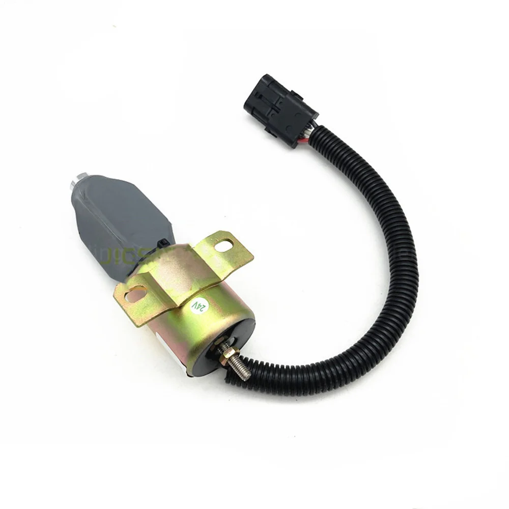 

For 332-J5060 332/J5060 332J5060 JCB JS130 160 180 240 EC120C/150/180 Flameout Solenoid Valve Flameout Switch Fuel Stop Valve